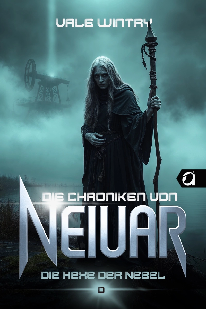 Die Hexe der Nebels von Vale Wintry. Mango Hill Books. Cover der Vorgeschichte zur dunklen Science-Fantasy-Reihe Cronache di Neiuar (Chroniken von Neiuar).
