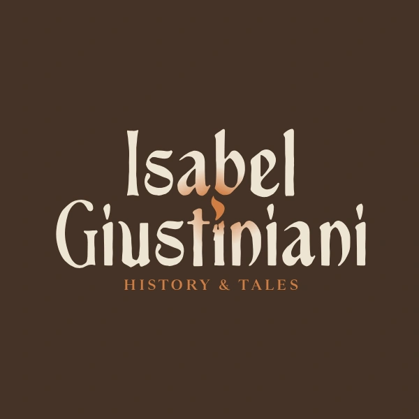 Logo Isabel Giustiniani. Historical Fiction writer